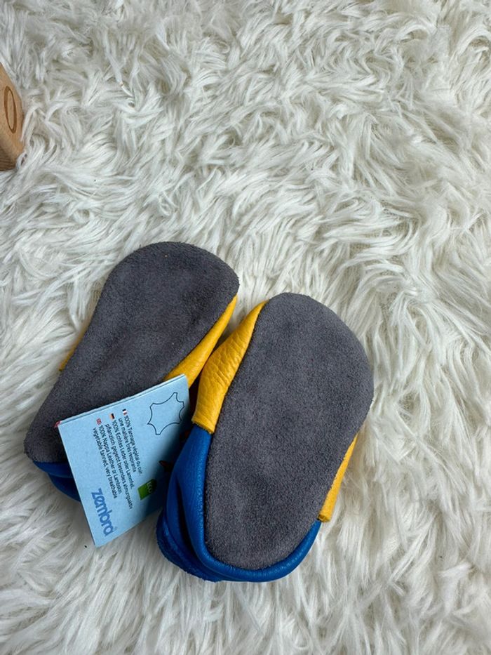 Chaussons en cuir Zembra taille 18-19 - photo numéro 4