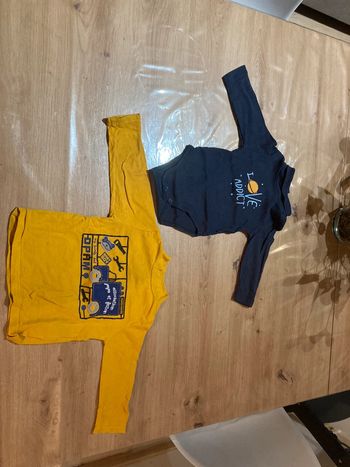 Bodie et tee shirt 12 mois