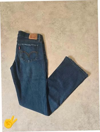 Jean Levi's 524  W29|FR38 L32 coupe patte d'eph bleu marine Femme-Women pan404