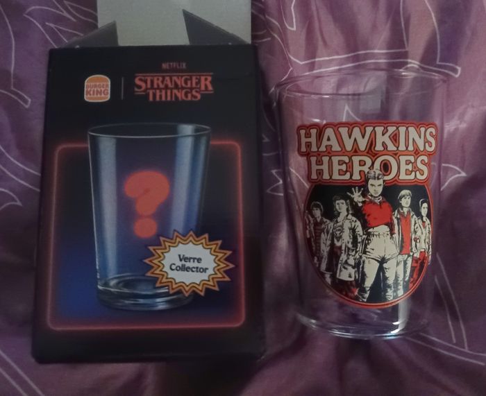 Verre stranger things collector Burger king