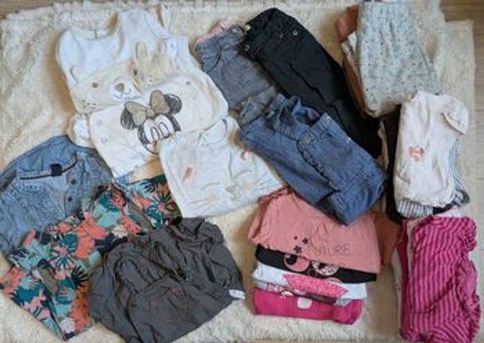 Lot vêtements hiver fille en 18 mois