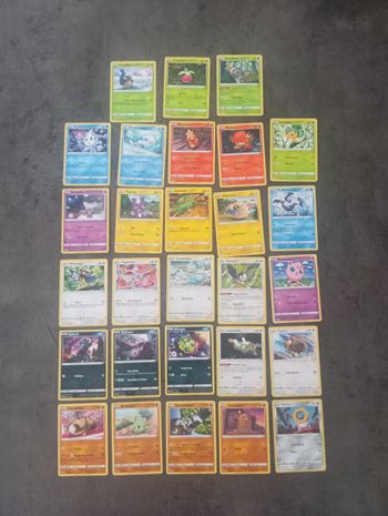 Lot 28 Cartes Pokémon Ténèbres Embrasées Sans Doubles