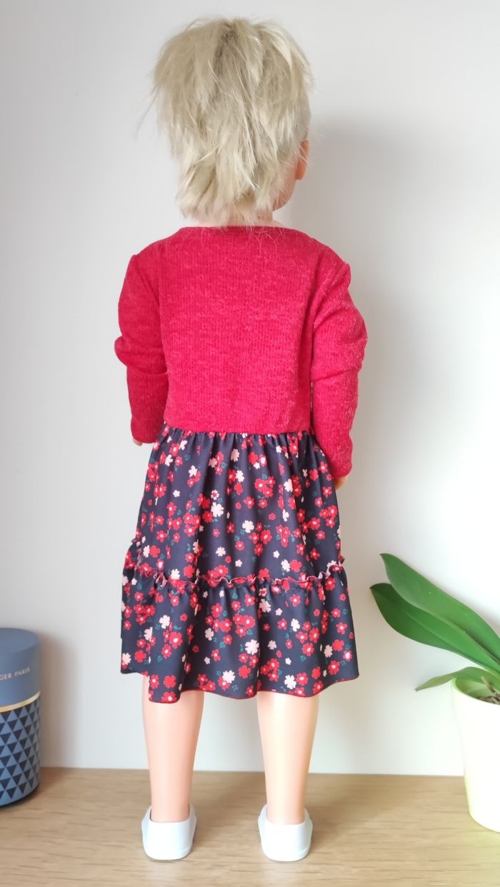🌸 Robe fleurie effet 2 en 1 - P'tit Môme - 3 ans 🌸 - photo numéro 7