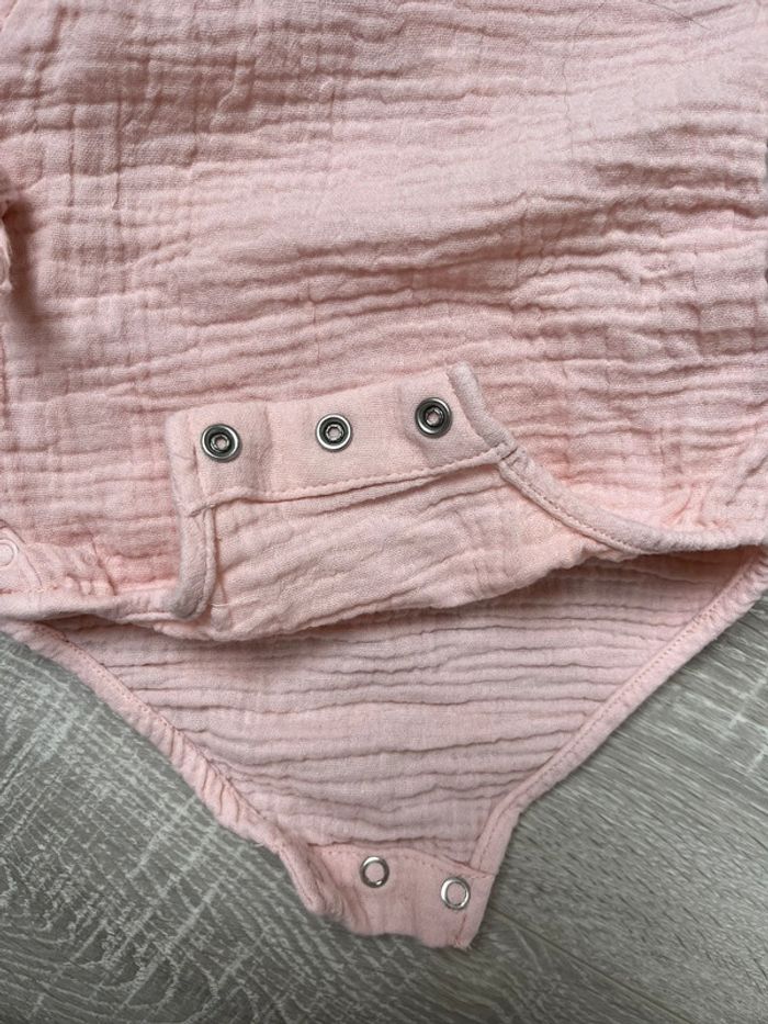 Body bébé fille gaz de coton - photo numéro 4