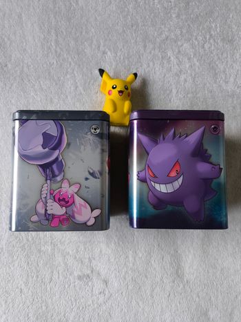 Lot de 2 boîtes pokémon vide