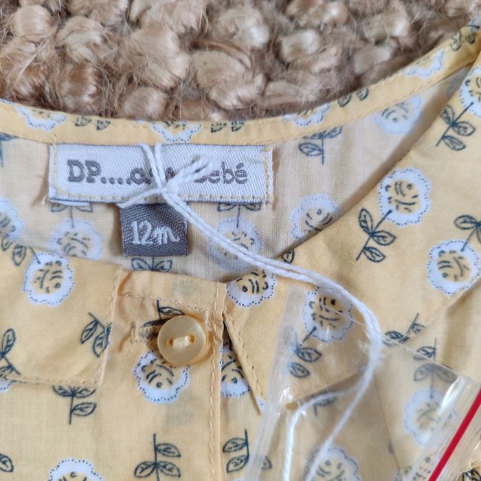 Blouse et chapeau DPAM 12 mois - photo numéro 2