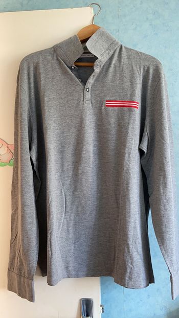 Polo manches longues homme