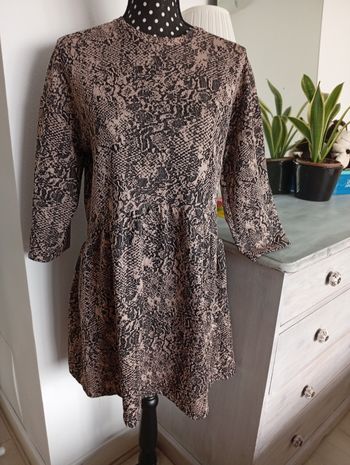 Robe courte imprimée. Zara 36 