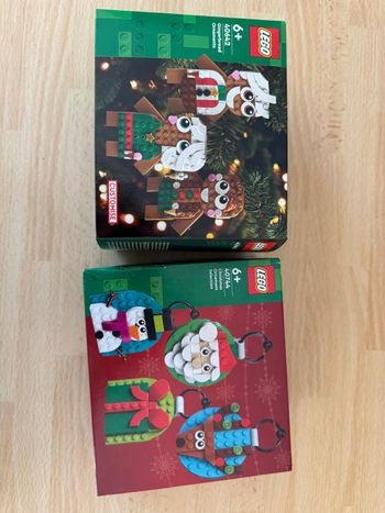 Lot Lego Noël – Décorations Pain d’Épice + Ornements Christmas – Neufs, Scellés
