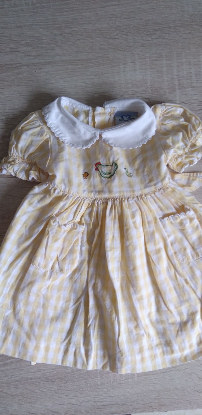 Robe manche courte et col claudine - photo numéro 3