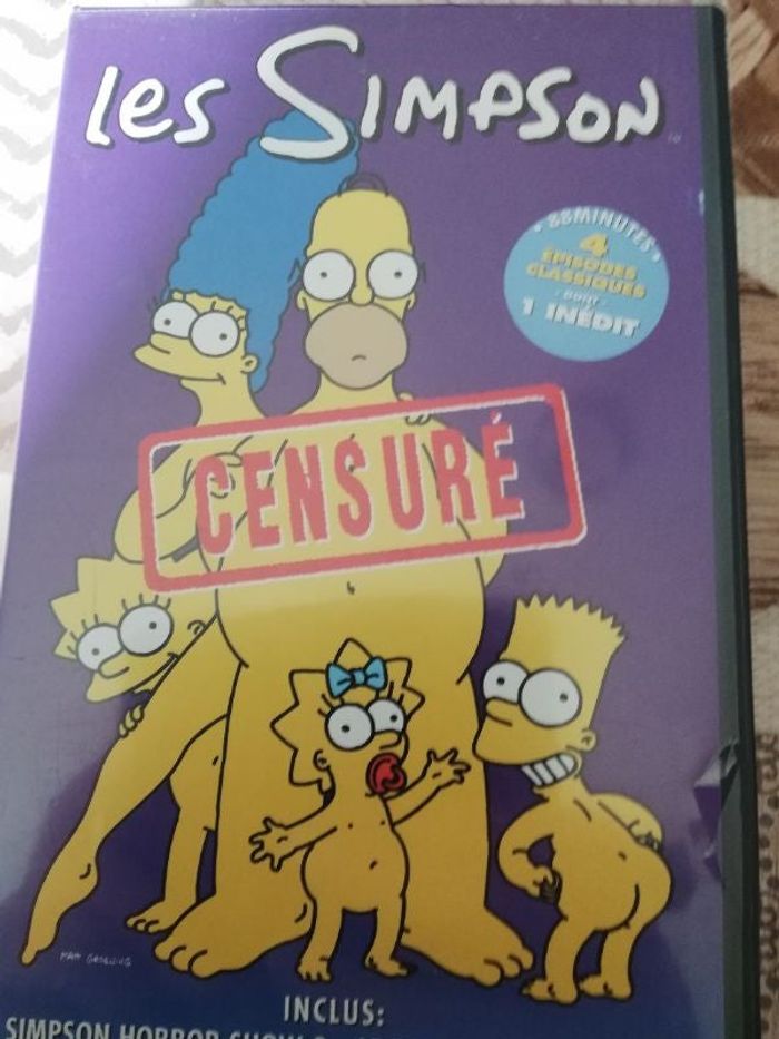 VHS Les Simpson Censuré.