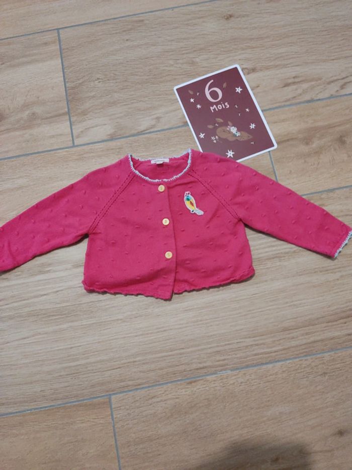 Boléro rose catimini 6 mois