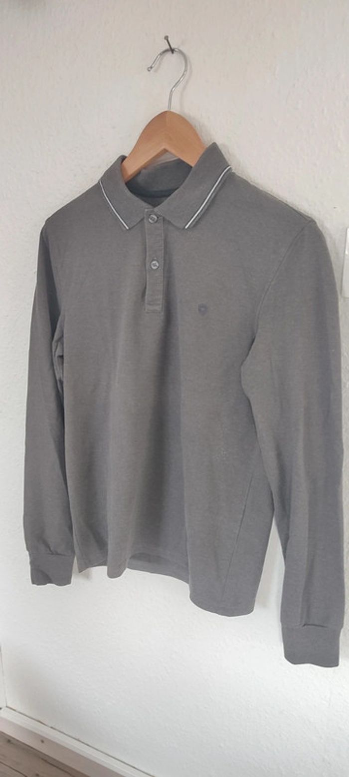 Polo homme manches longues