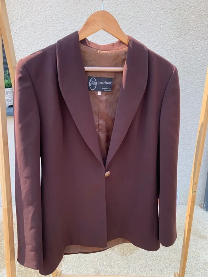 Veste blazer Marron