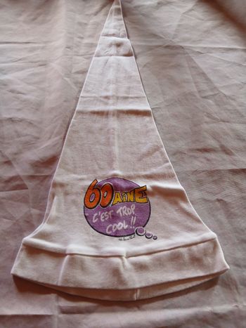 Bonnet anniversaire  60 ans
