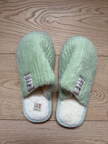Chaussons verts