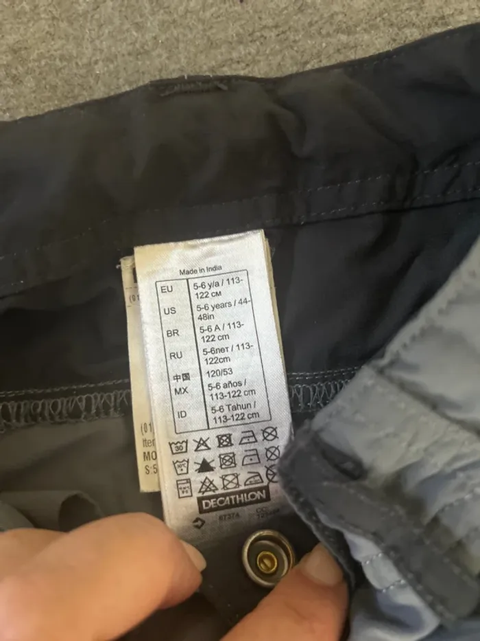 Pantalon short de randonnée enfant - photo numéro 2