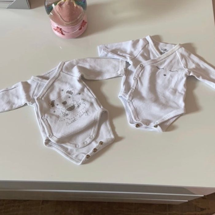 2 bodies manches longues prématurées 00