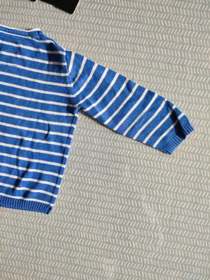 Pull en maille fine pour bébé garçon – Taille 9 mois Marque : Zara - photo numéro 10