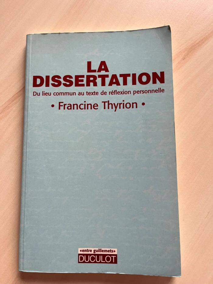 La Dissertation Francine Thyrion
