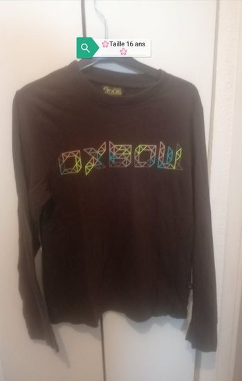🌸Tee-shirt manches longues Taille 16 ans mixte "Oxbow" 🌸