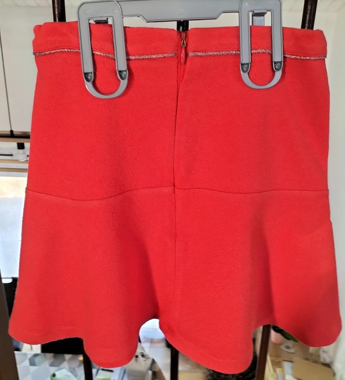 jupe rouge 10 ans