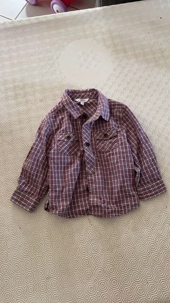 Chemise à carreaux bb