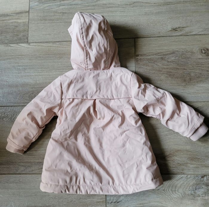 Manteau chaud rose taille 12 mois - photo numéro 2