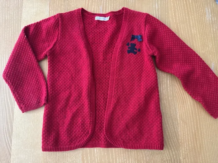 Gilet lulu castagnette 4 ans