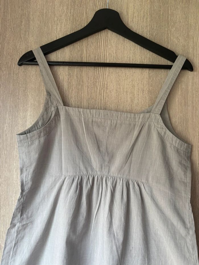 Top  en coton gris - Y2K - New man - T40 - photo numéro 10