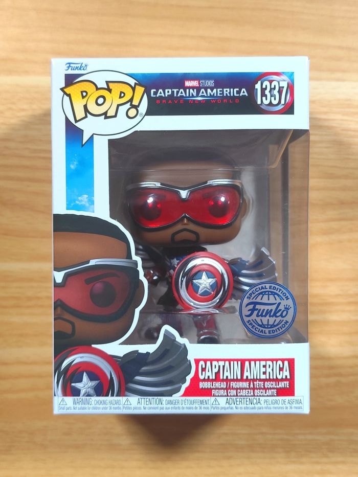 Funko Pop! Marvel : Captain America n°1337 (Brave New World) - photo numéro 1