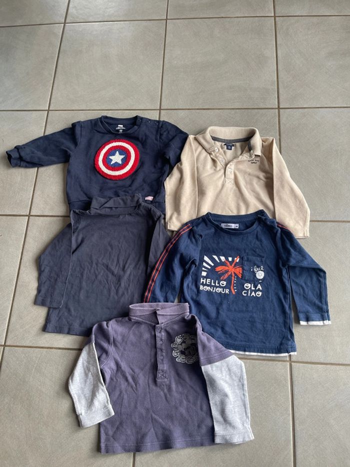 Lot de t-shirt taille 18 mois