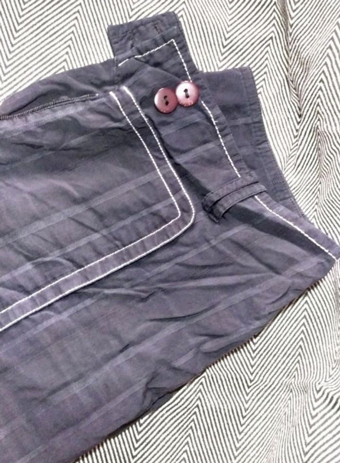 Pantalon Lauren Vidal femme  taille S gris - photo numéro 8
