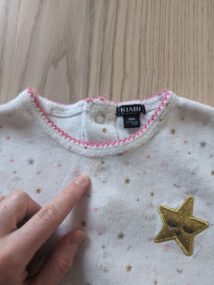 Pyjama velours kiabi - photo numéro 3