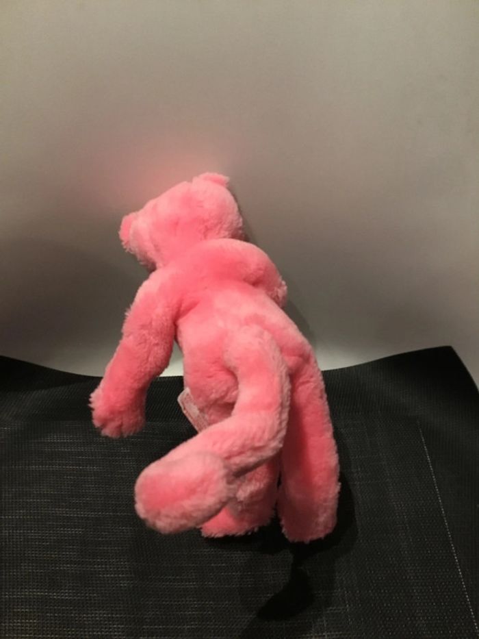 Peluche la panthère rose pink panther 27cm vintage 89 en bon état - photo numéro 2