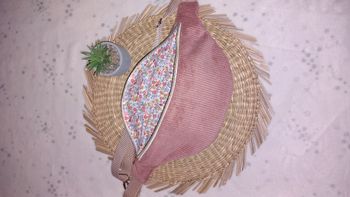 banane adulte velours vieux rose