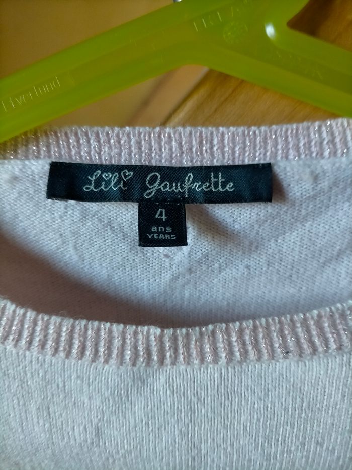 Ravissant pull Lili gaufrette 4 ans - photo numéro 2