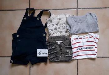 Lot 5 vêtements 18 mois garçon