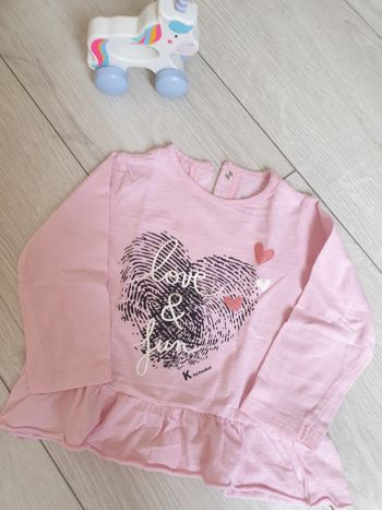 Tee shirt manches longues 12 mois