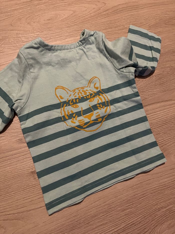 Lot tshirts manches longues 9m - photo numéro 3