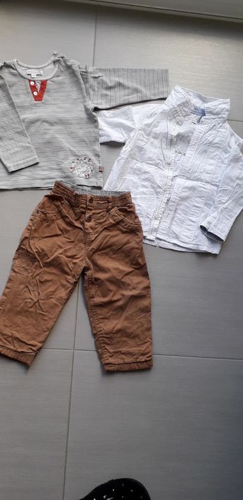 Tenue 3 pièces garçon 18 mois