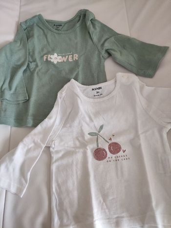 Lot tee shirt manches longues