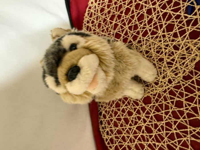 Scout Peluche en forme de loup assis - photo numéro 2