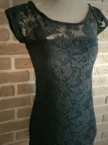 Robe vintage Zara en dentelle noire