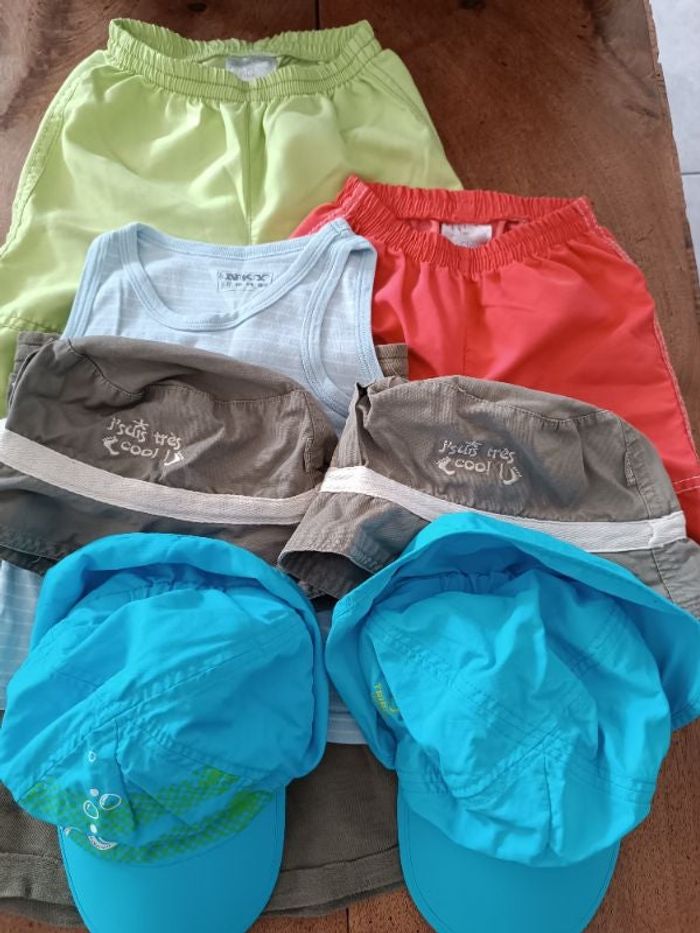 Shorts et casquettes 18 mois-23 mois