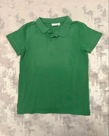 Polo manches courtes garçon NAME IT – 7/8 ans – Vert