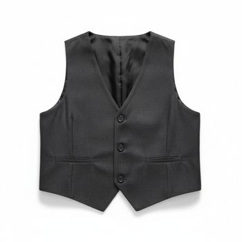 Veste de costume sans manche garçon T.6ans