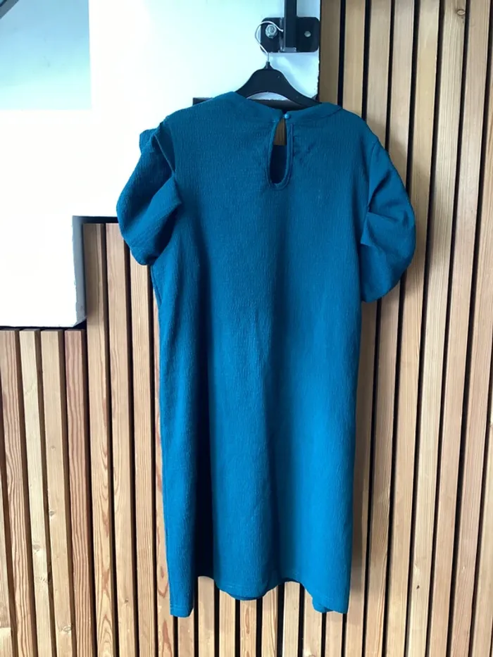 Robe bleu pétrole SHEIN - Taille L - Très bon état - photo numéro 3