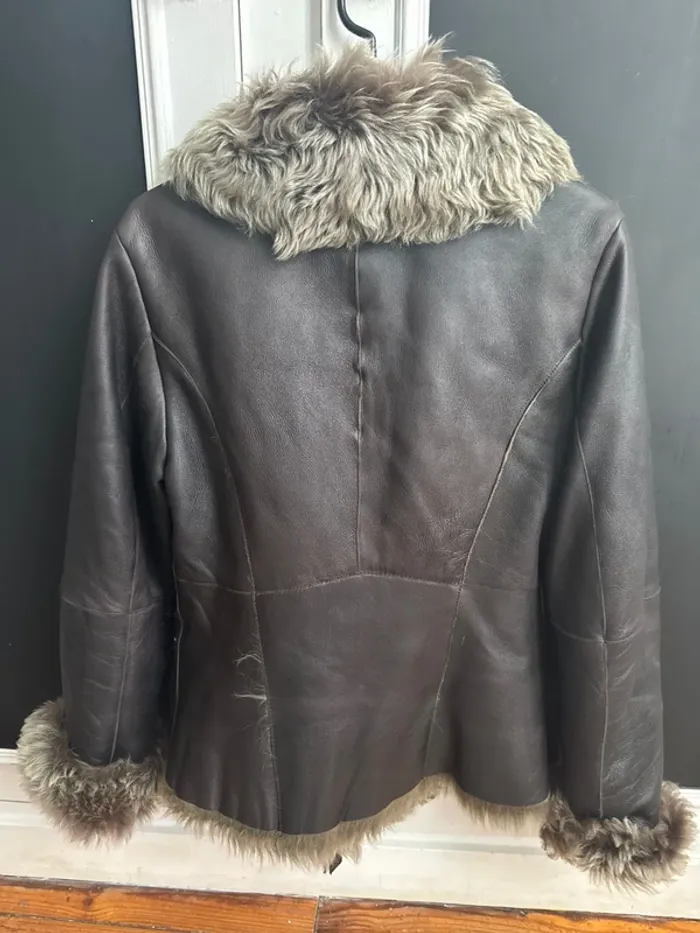Veste en cuir Hugo Boss - photo numéro 5