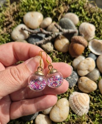 Boucles d’oreilles "Confetti Globe"
